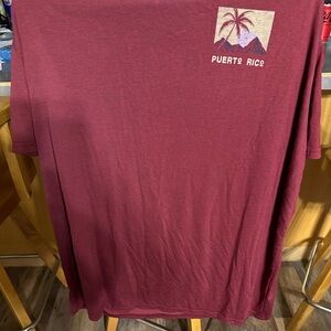 Maroon  Bamboo T-shirt